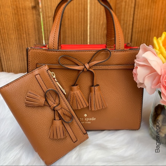 Kate spade mini hayes satchel ginger small wallet - Picture 2 of 8